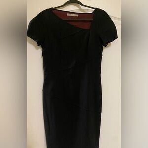 Marc New York-by Andrew Marc. Sz 8. Black with zigzag design snatches the waist.